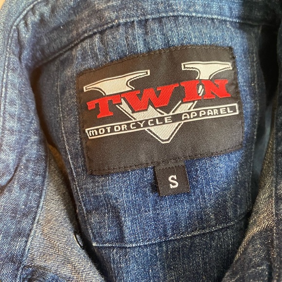 Twin Motorcycle Apparel Denim Daytona Bike Week Shirt - Picture 7 of 7
